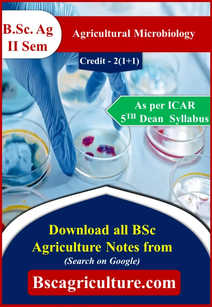 Agricultural Microbiology Notes