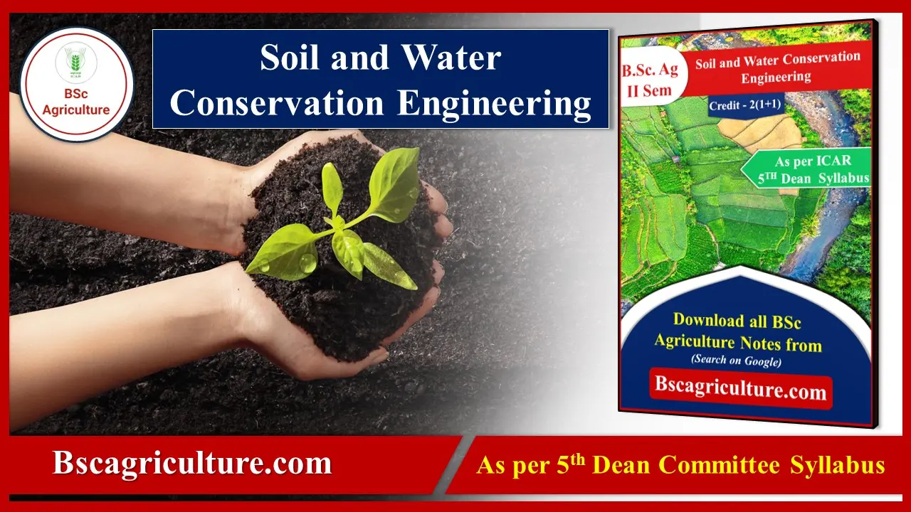 soil and water conservation engineering notes