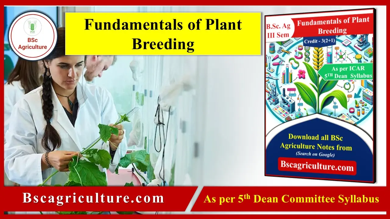 fundamentals of plant breeding notes pdf